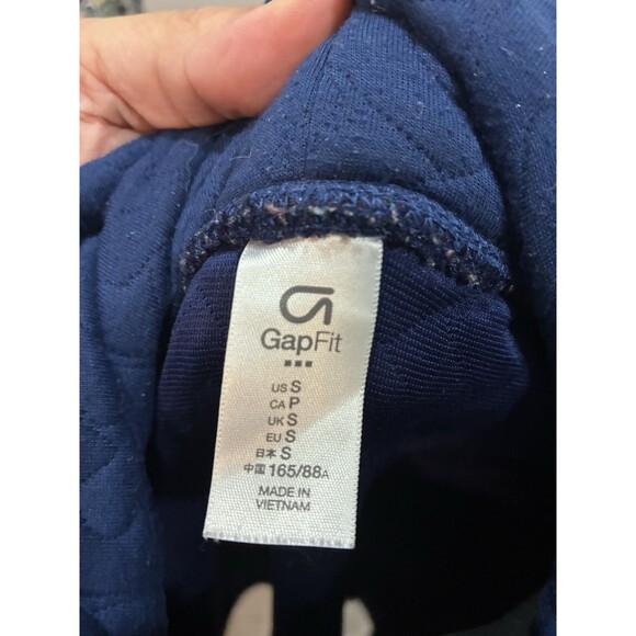 Gap Fit Cowl Neck Chunky Quilted Oversized Pull Over Jacquard Sweater Small - Picture 3 of 4